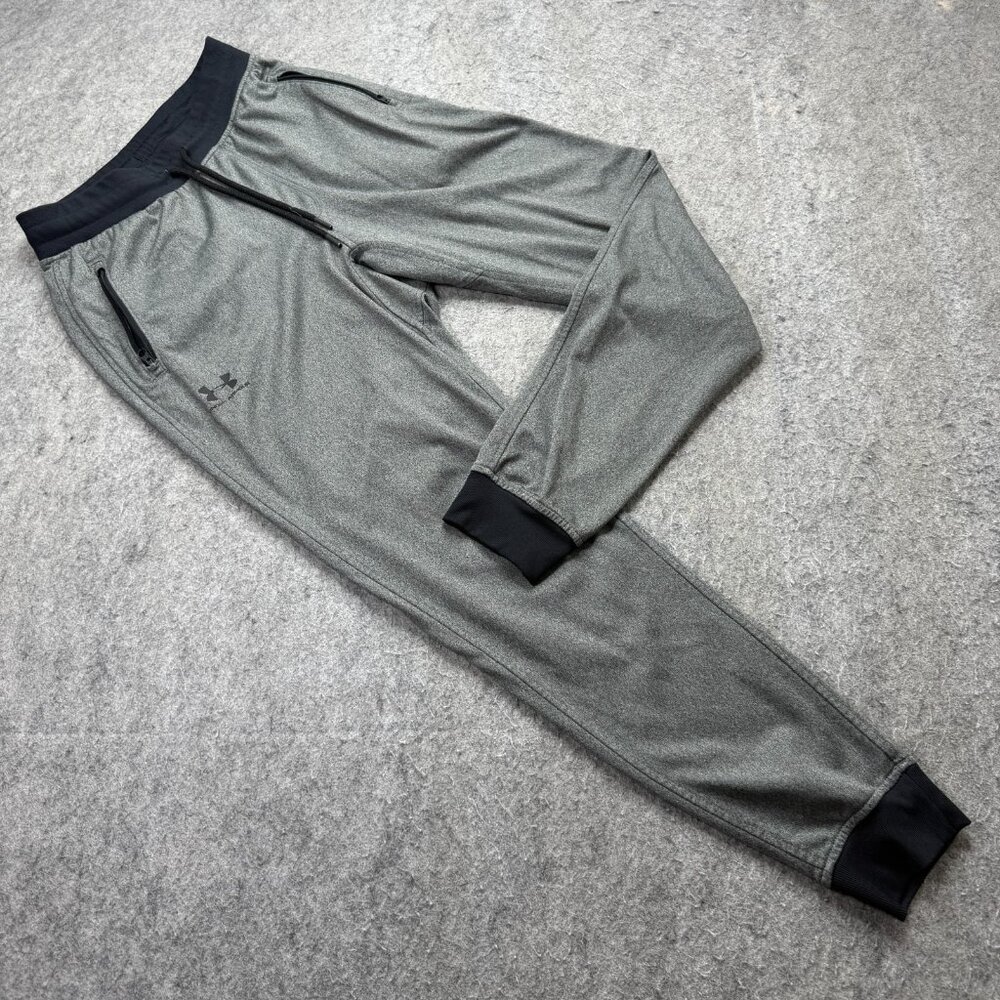 Under Armour Sportstyle Elite Tapered Pants Men Small Gray 30" 1290261 b063